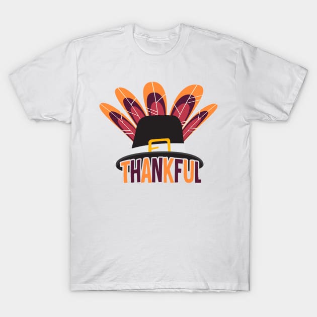 be thankful! T-Shirt by Liki